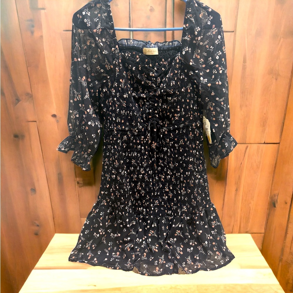 Altar’d State Smocked Mini Dress- Size Large NWT